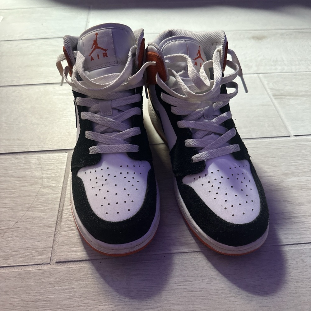 Jordan Black and White Sneakers